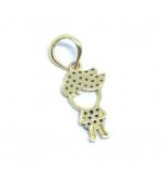 Pingente em ouro 18k - Boneco - 2PIZ0134