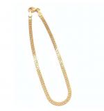 Pulseira de ouro 18k - Esteira - 2PUO06798